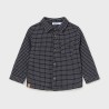 Jacquard overshirt navy         