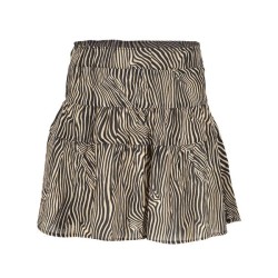 Skirt zebra lurex offwhite/black