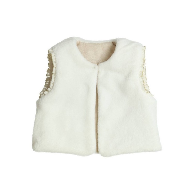 Gilet Hagg gold/offwhite