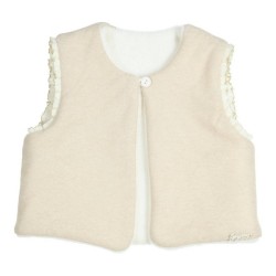 Gilet Hagg gold/offwhite