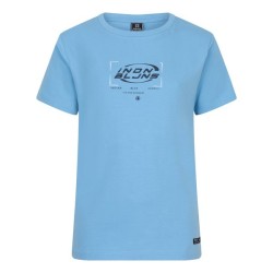 T-Shirt INDN Backprint sky blue
