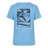 T-Shirt INDN Backprint sky blue