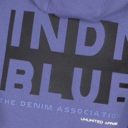 Hoodie INDN BLUE purple ash