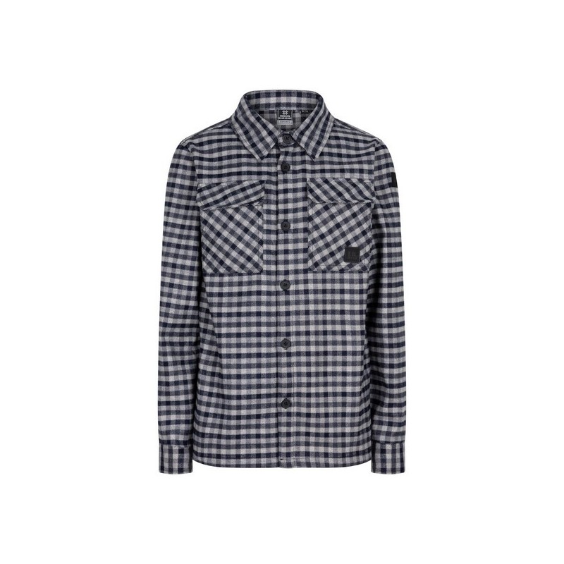 Shirt Jacket Check navy