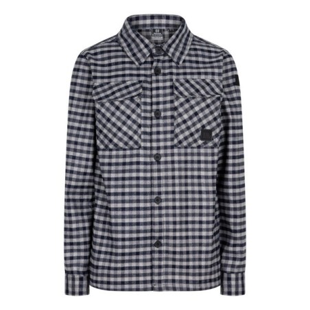 Shirt Jacket Check navy