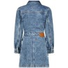 Pietra dress mid blue wash