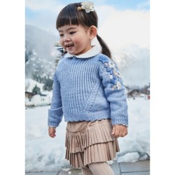 Pleated skirt mocha             