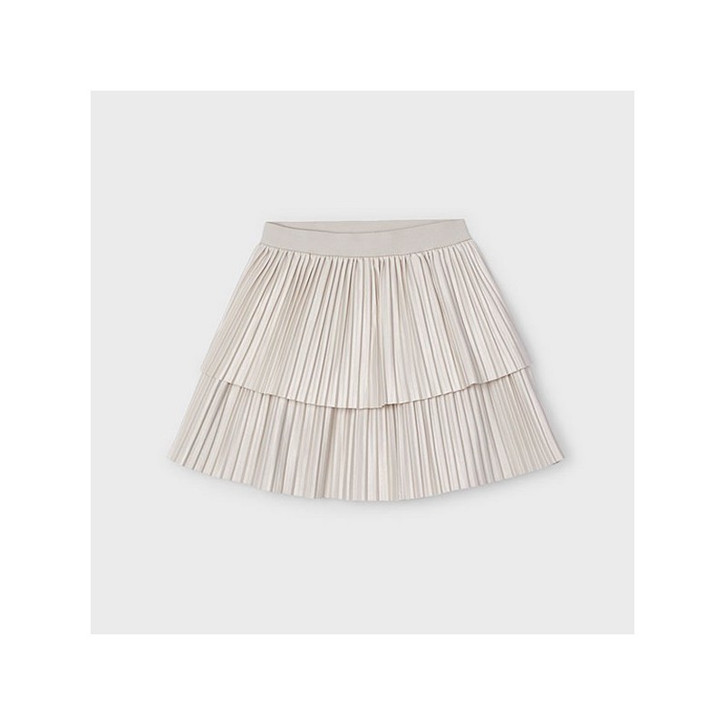 Pleated skirt alpaca               