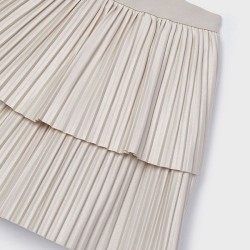 Pleated skirt alpaca               