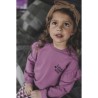 Little ruffle sweater purple rain