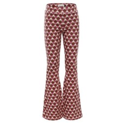 Little jacquard pants retro jacquard