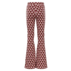 Little jacquard pants retro jacquard