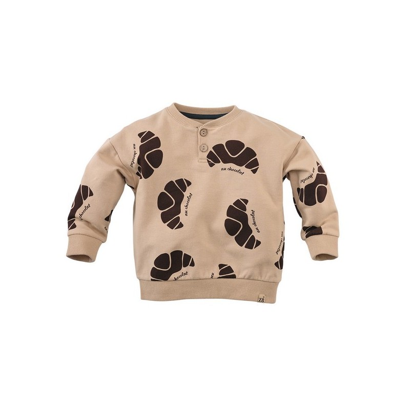 Aloin sweater toffee/AOP