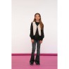 Gilet Teddy embroidery offwhite