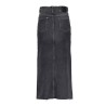 Denim Maxi Skirt off black denim