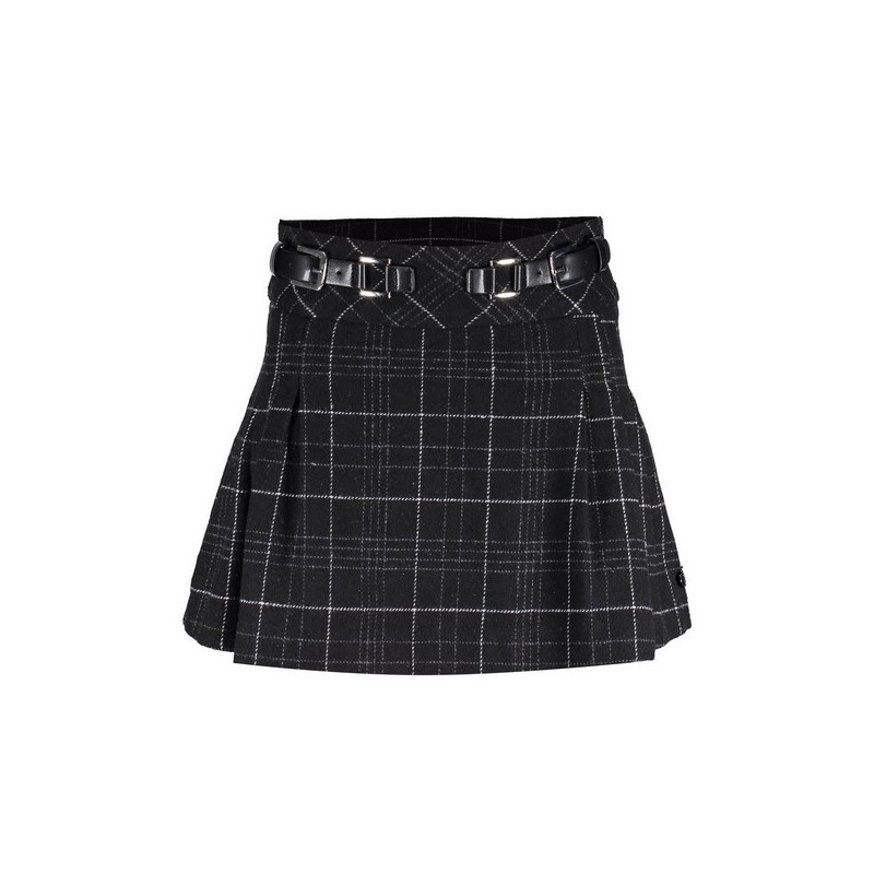 Puck Skirt check black/offwhite