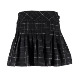 Puck Skirt check black/offwhite