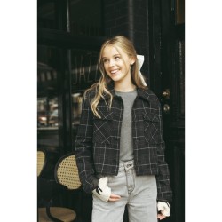 Pippa Jacket check black/offwhite