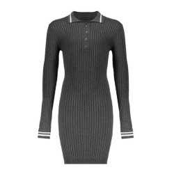 Paige Knitted Dress dark warm grey