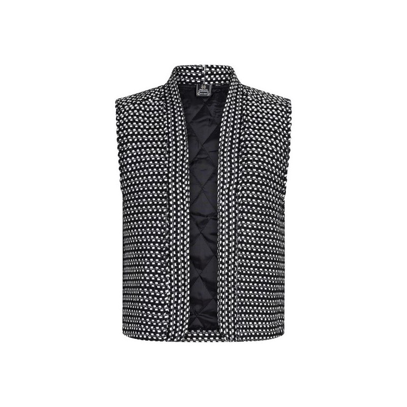 Gilet Tweed black