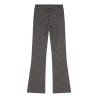 Flared Pants Diagonal Check black