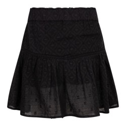 Lace Ruffle Skirt black