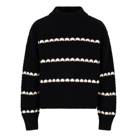 Knitwear Honey Comb black