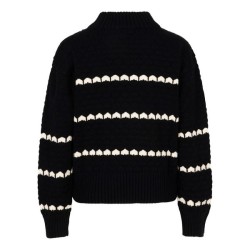 Knitwear Honey Comb black