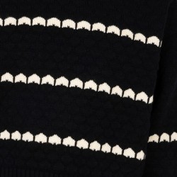 Knitwear Honey Comb black