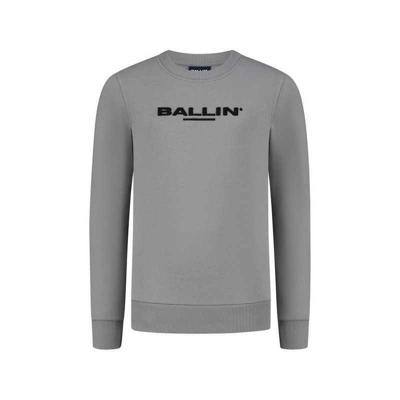 Junior Slim fit Sweaters Crewneck LS grey