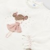 L/s shirt dress natur-blush            