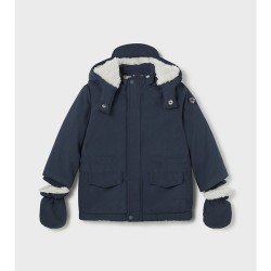 Parka coat petroleum                