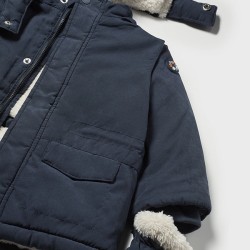 Parka coat petroleum                