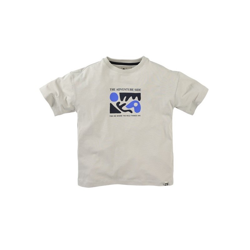 Arlo t-shirt silver shadow