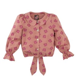 Danae blouse tender rose/AOP