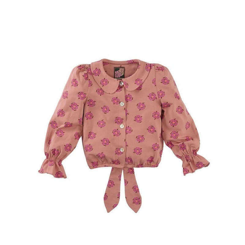 Danae blouse tender rose/AOP