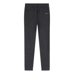 Jog Pant Check Zip black