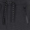 Jog Pant Check Zip black