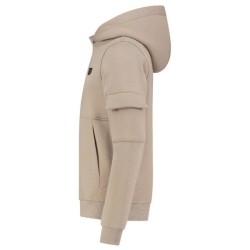 Junior Slim fit Sweaters Hoodie LS taupe