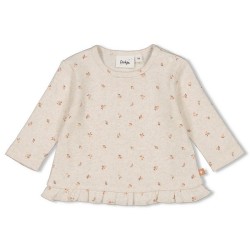 Longsleeve rib AOP - Little Rosebud