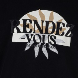 T-shirt Rendez Vous black