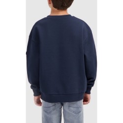 Junior Oversized fit Sweaters Crewneck LS navy