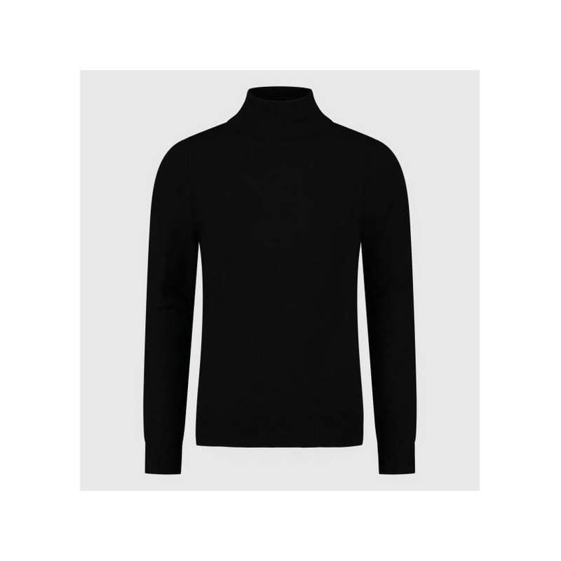 Junior Regular fit Knitwear Turtleneck LS black