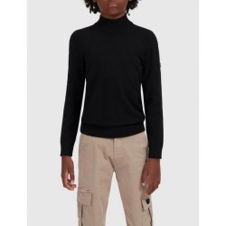 Junior Regular fit Knitwear Turtleneck LS black