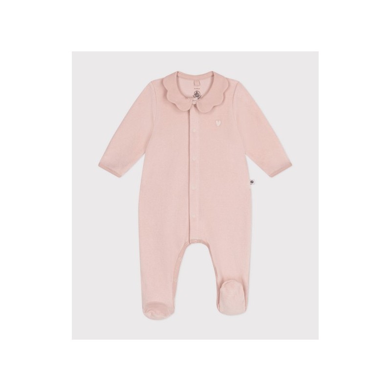 Babypakje fluweel saline pink