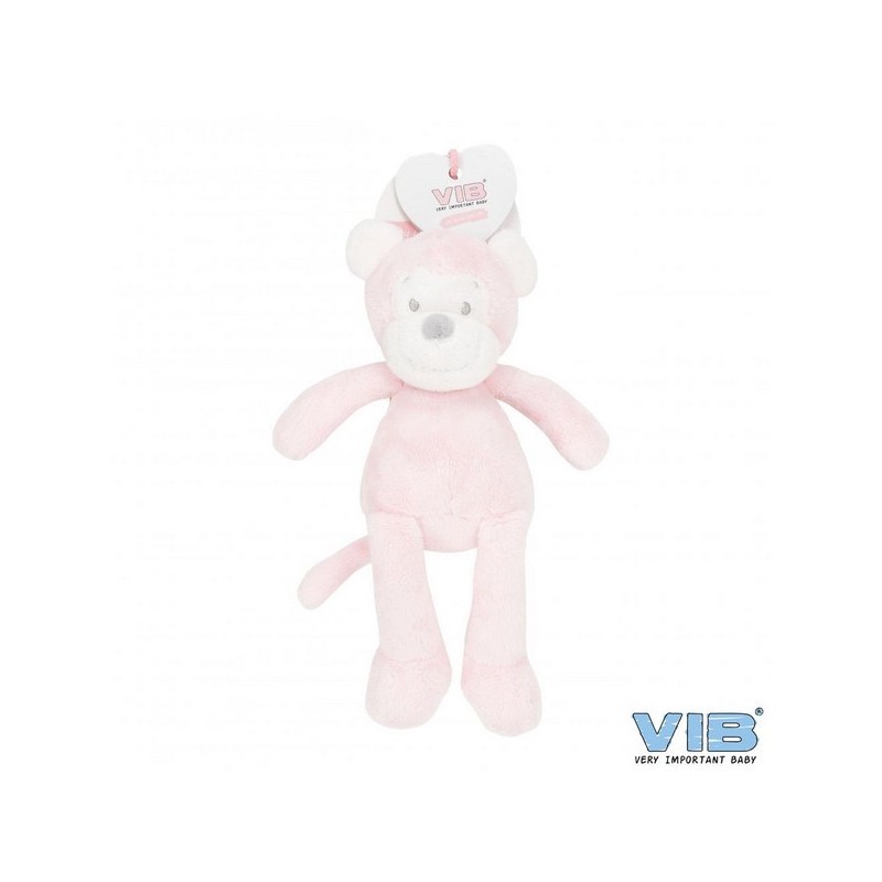 Pluche aap groot 35 cm very important monkey roze