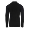 Little rib T-shirt l/s black