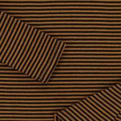 Little y/d striped T-shirt l/s ochre stripe