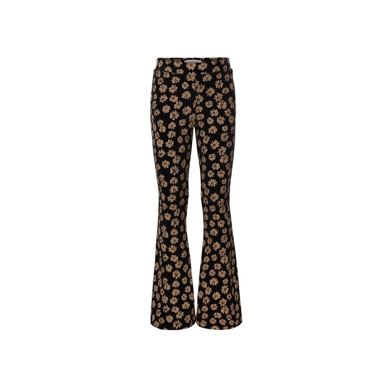 Little velvet printed pants soft winterflower