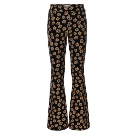 Little velvet printed pants soft winterflower